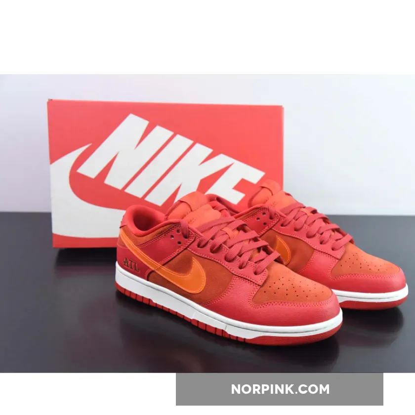Nike Dunk Low "ATL" University Red/Bright Crimson