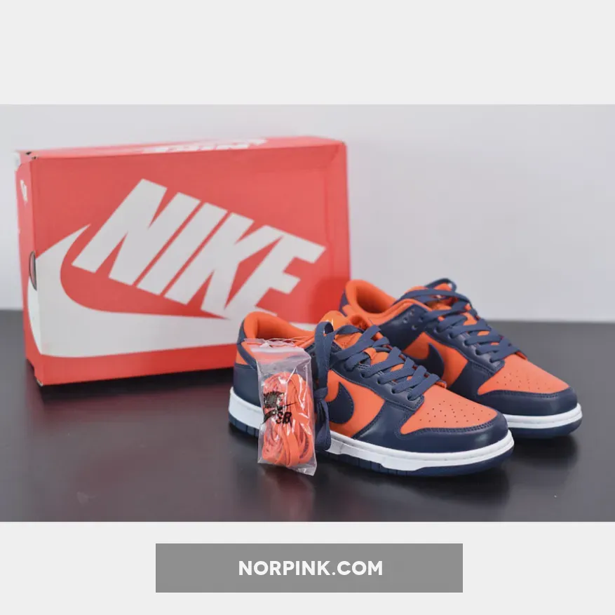 Nike Dunk Low SP "Champ Colors" University Orange/Marine​​​​​​​ ​​​​​​​
