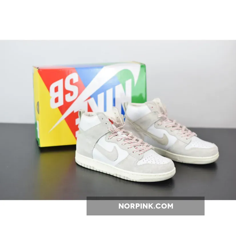 Nike Dunks SB High White Wolf Grey