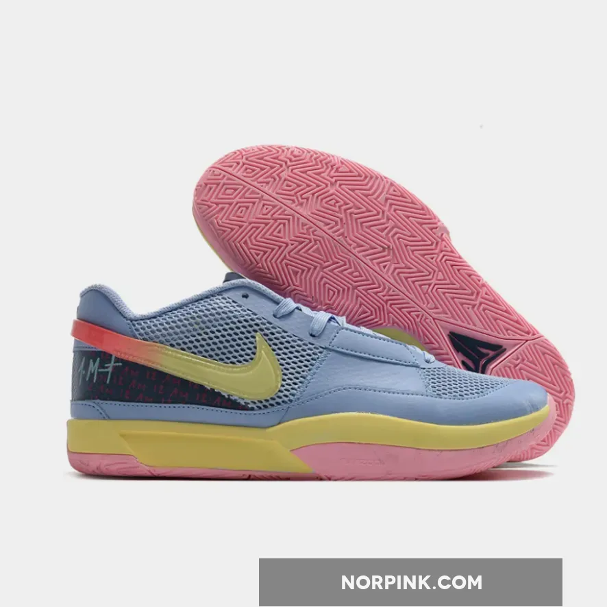 Nike Ja 1 "Day 1" Cobalt Bliss/Citron Tint-Hot Punch-Medium Soft Pink