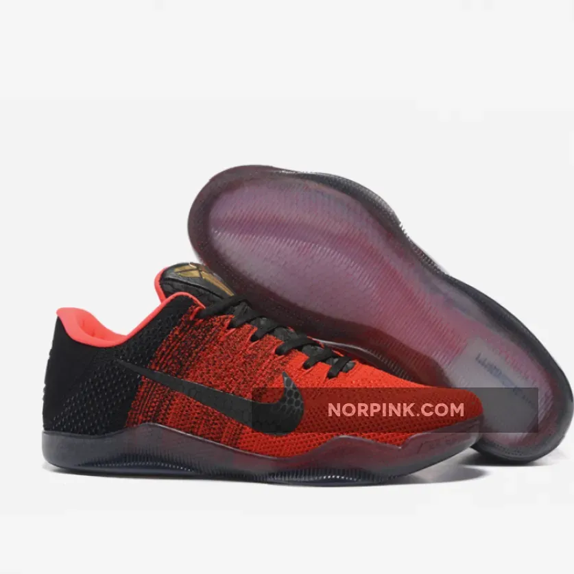Nike Kobe 11 "Achilles Heel" University Red/Black-Bright Crimson-Metallic Gold