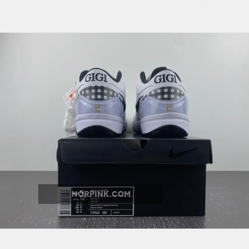 Nike Kobe 4 Protro Gigi White/Black-Metallic Gold-Bright Emerald Nike Kobe 4 Protro Gigi White/Black-Metallic Gold-Bright Emerald