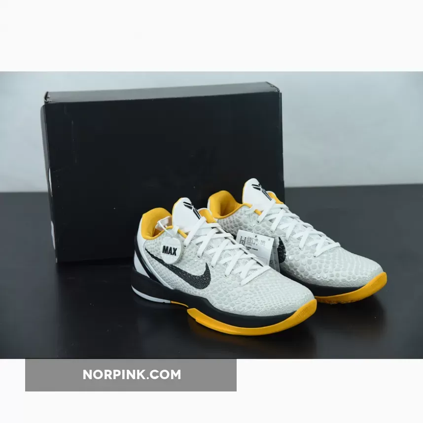 Nike Kobe 6 Protro "Del Sol" White/Neutral Grey-Del Sol-Black