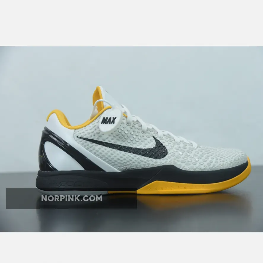 Nike Kobe 6 Protro "Del Sol" White/Neutral Grey-Del Sol-Black Nike Kobe 6 Protro "Del Sol" White/Neutral Grey-Del Sol-Black