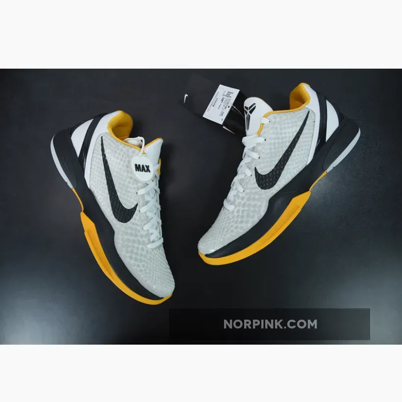 Nike Kobe 6 Protro "Del Sol" White/Neutral Grey-Del Sol-Black Nike Kobe 6 Protro "Del Sol" White/Neutral Grey-Del Sol-Black