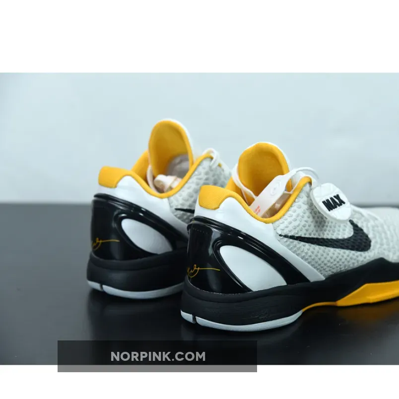 Nike Kobe 6 Protro "Del Sol" White/Neutral Grey-Del Sol-Black Nike Kobe 6 Protro "Del Sol" White/Neutral Grey-Del Sol-Black