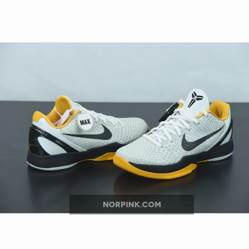 Nike Kobe 6 Protro "Del Sol" White/Neutral Grey-Del Sol-Black Nike Kobe 6 Protro "Del Sol" White/Neutral Grey-Del Sol-Black
