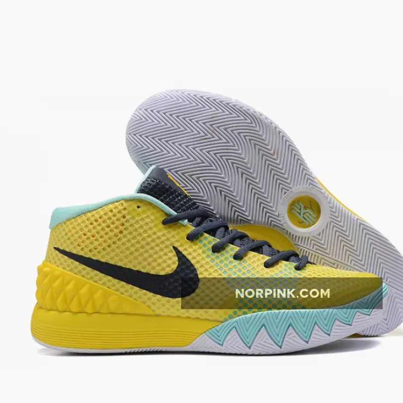 Nike Kyrie 1 "Letterman" Tour Yellow/Teal-Gold