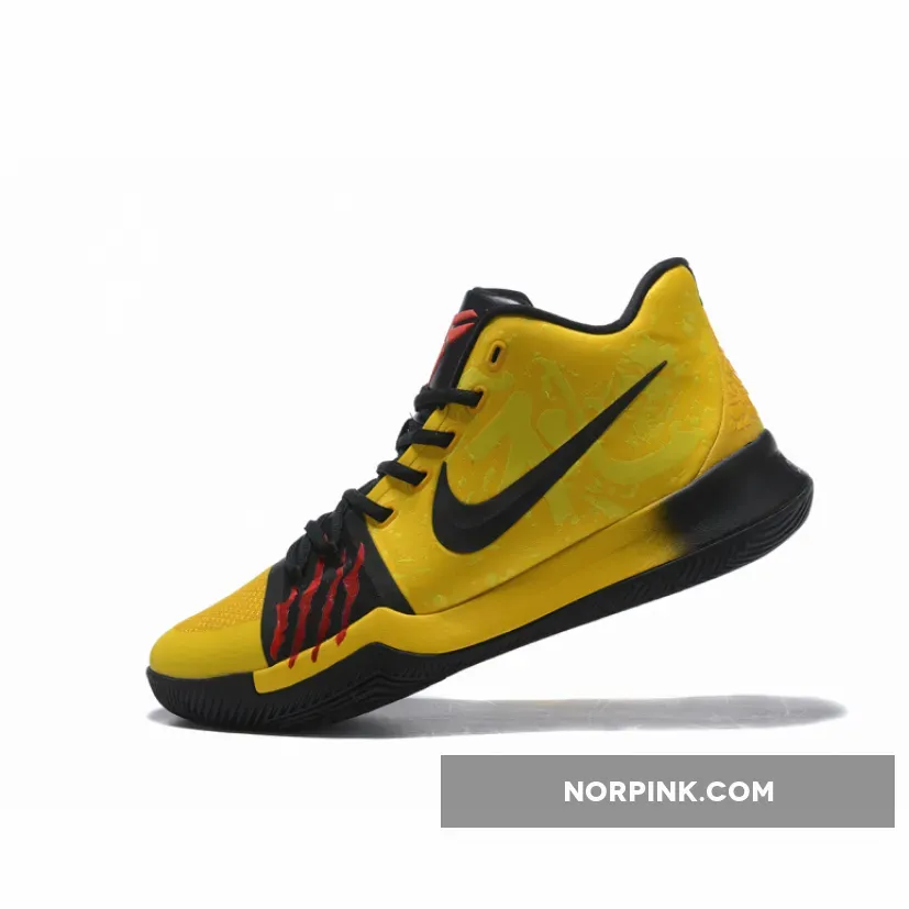 Nike Kyrie 3 ‘Mamba Mentality’ Tour Yellow and Black Nike Kyrie 3 ‘Mamba Mentality’ Tour Yellow and Black