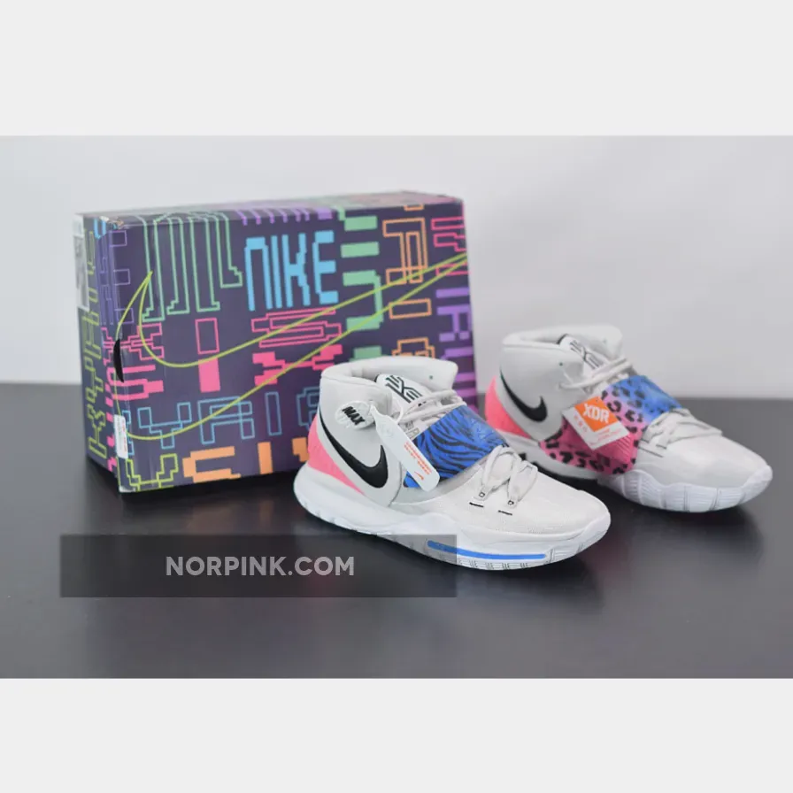 Nike Kyrie 6 Vast Grey/Black-Digital Pink