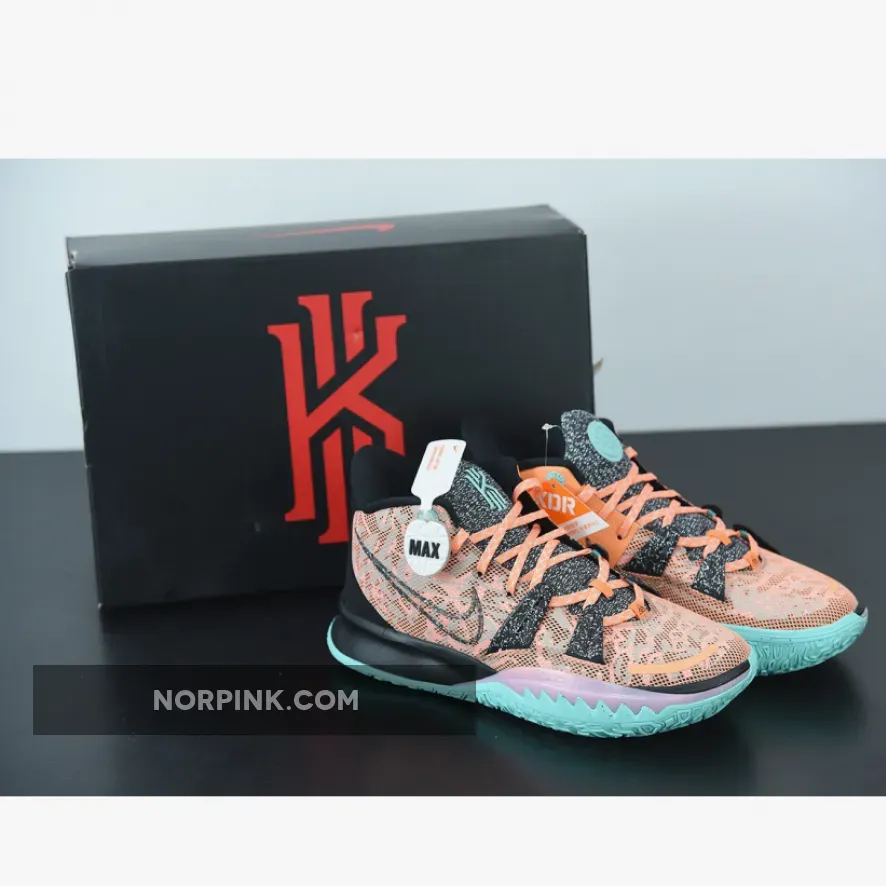 Nike Kyrie 7 "Play for the Future" Atomic Orange/Tropical Twist-Black