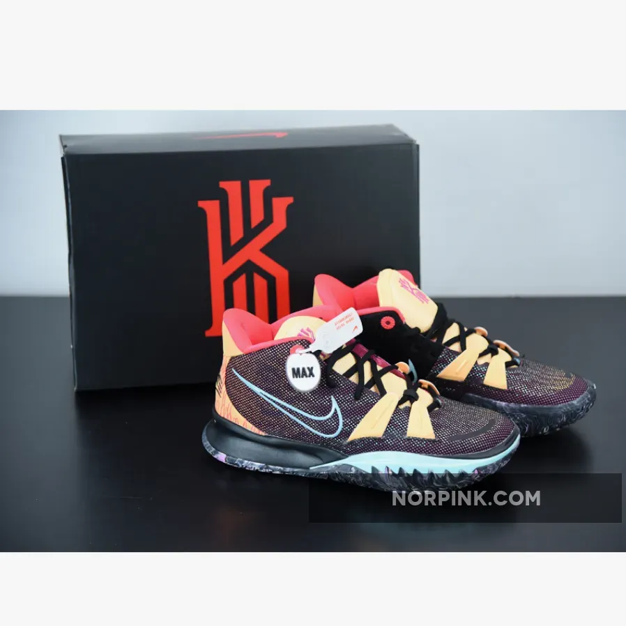Nike Kyrie 7 "Soundwave" Black/Yellow-Crimson