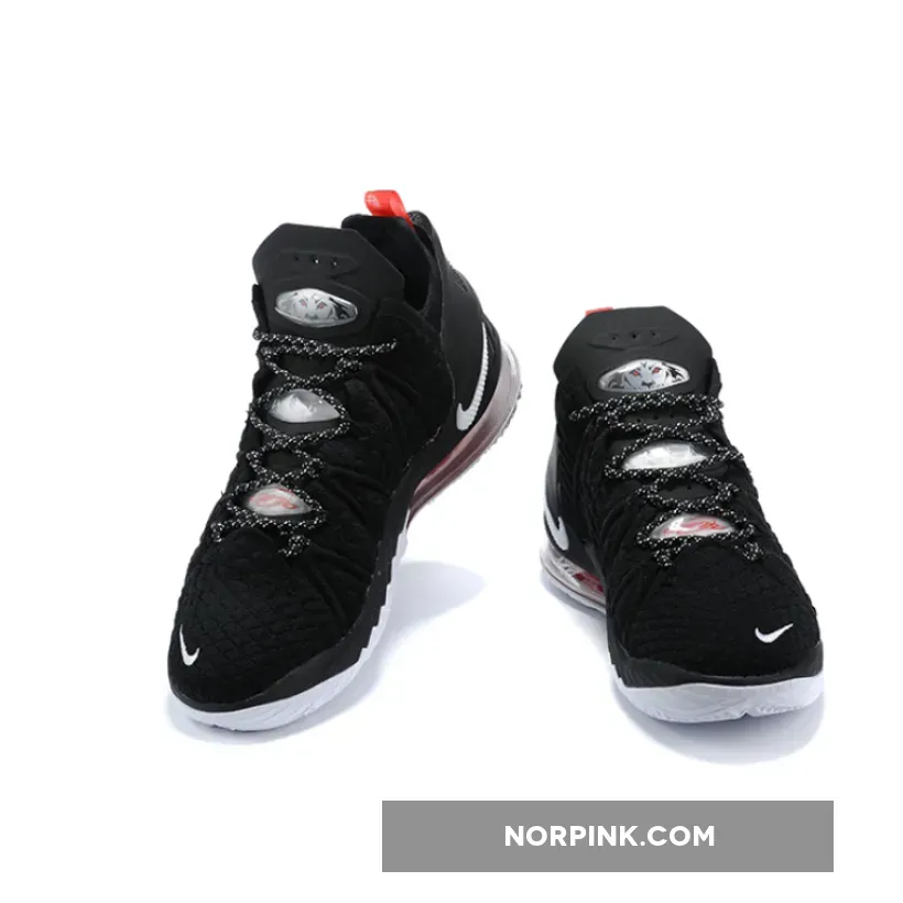 Nike LeBron 18 Black/University Red-White Nike LeBron 18 Black/University Red-White