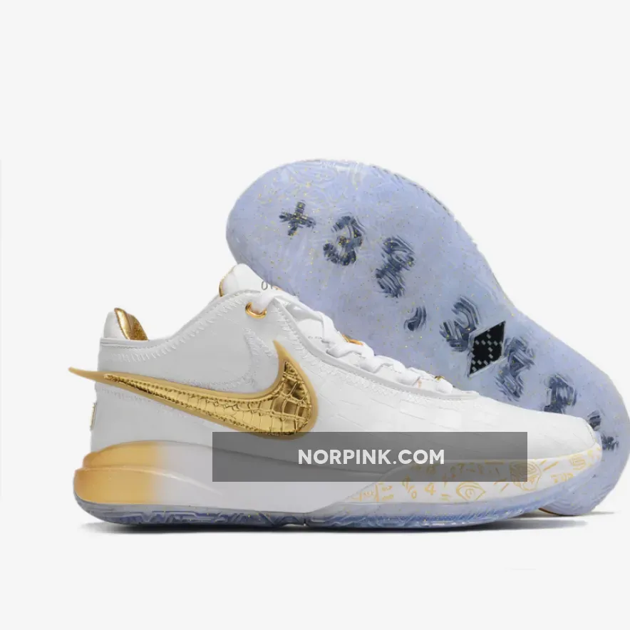 Nike LeBron 20 "The Moment" White Gold