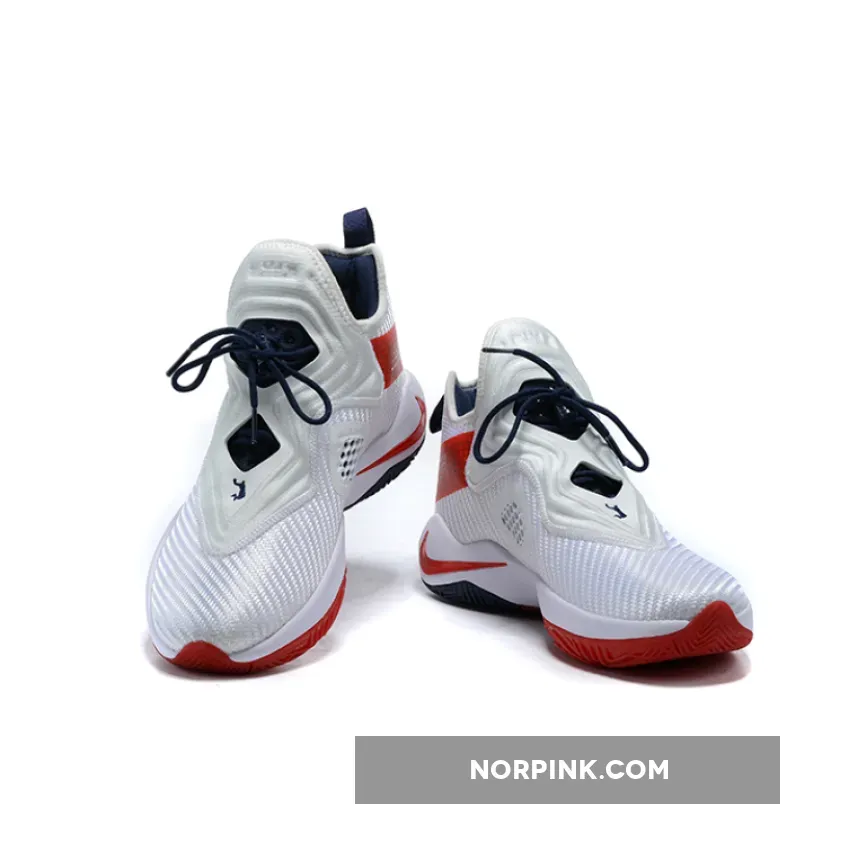 Nike LeBron Soldier 14 White/University Red-Navy-Team Red Nike LeBron Soldier 14 White/University Red-Navy-Team Red