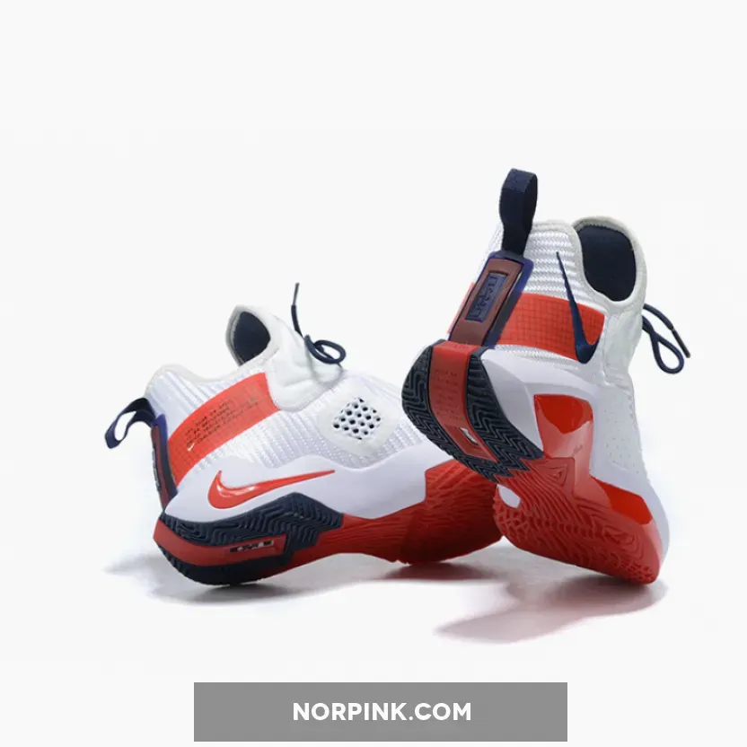 Nike LeBron Soldier 14 White/University Red-Navy-Team Red Nike LeBron Soldier 14 White/University Red-Navy-Team Red
