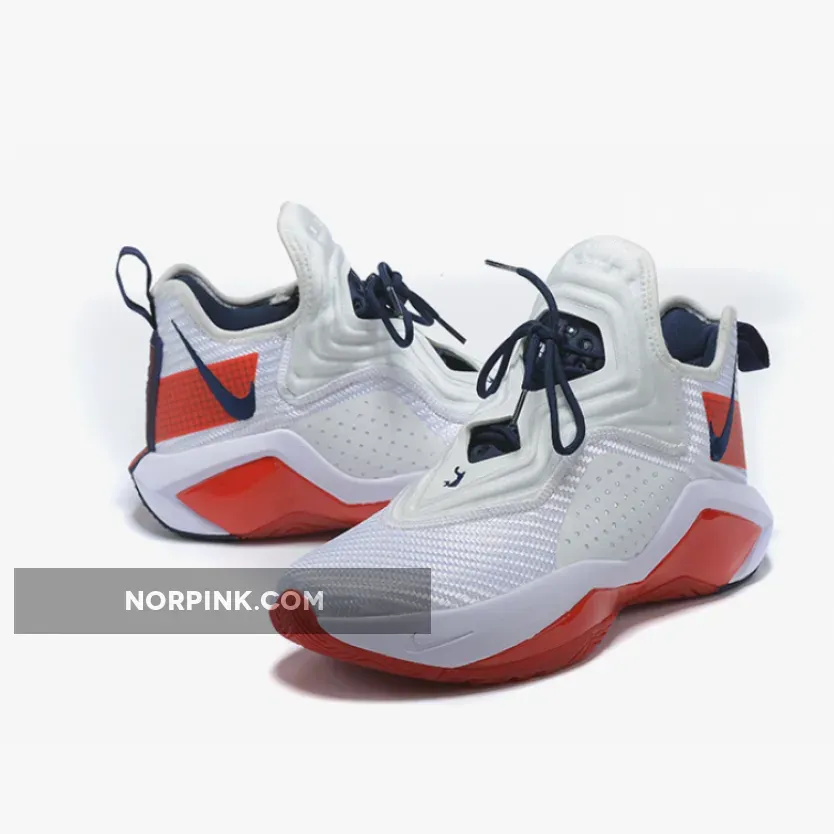 Nike LeBron Soldier 14 White/University Red-Navy-Team Red Nike LeBron Soldier 14 White/University Red-Navy-Team Red