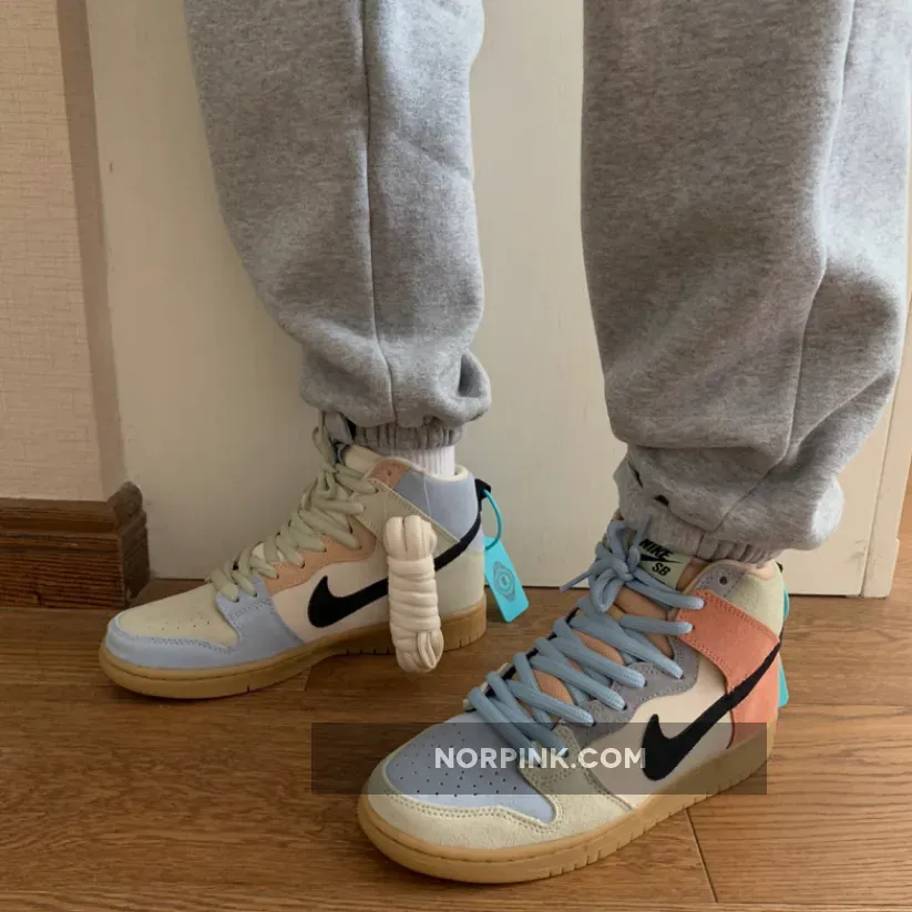 Nike SB Dunk High ‘Spectrum’ Particle Grey/Black-Terra Blush