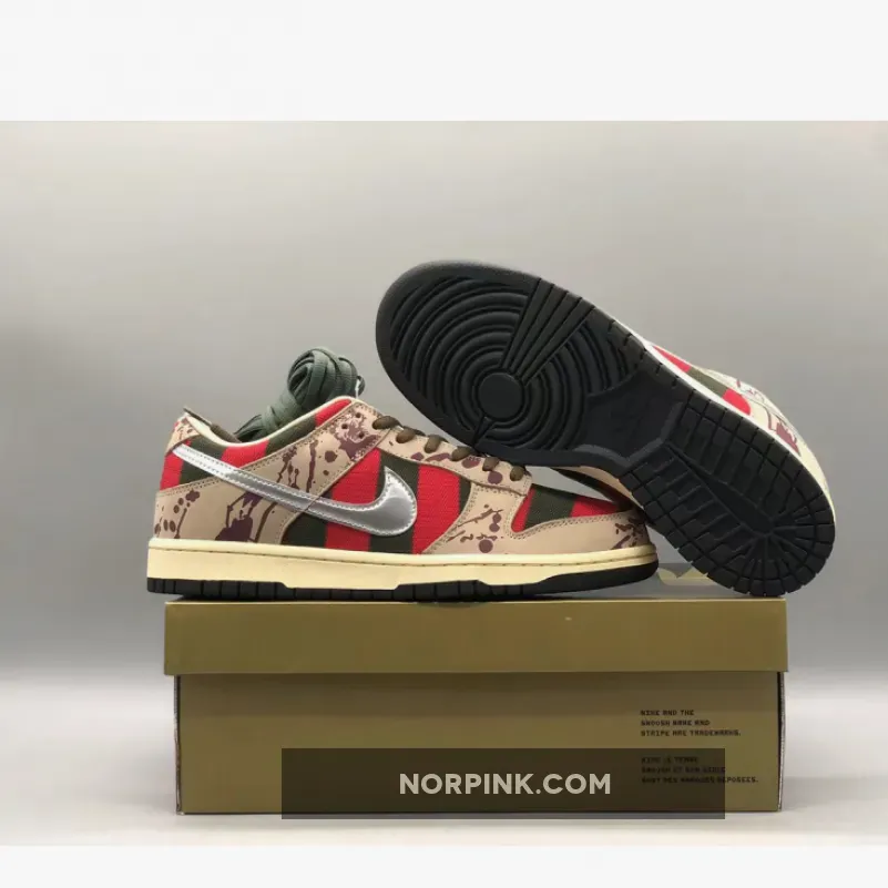 Nike SB Dunk Low Freddy Krueger Taupe/Chrome