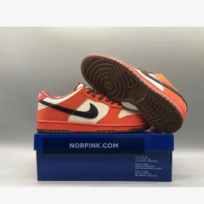 Nike SB Dunk Low Orange Hemp/Black-Sail