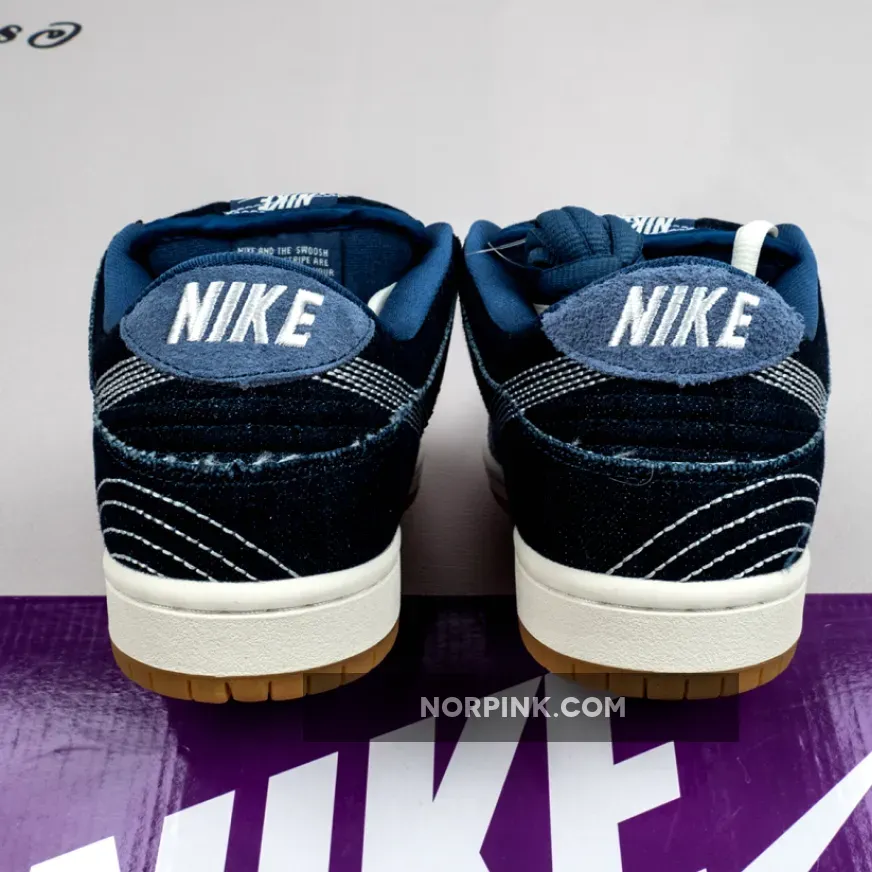 Nike SB Dunk Low PRM "Sashiko" Mystic Navy/Gum Light Brown-Sail Nike SB Dunk Low PRM "Sashiko" Mystic Navy/Gum Light Brown-Sail