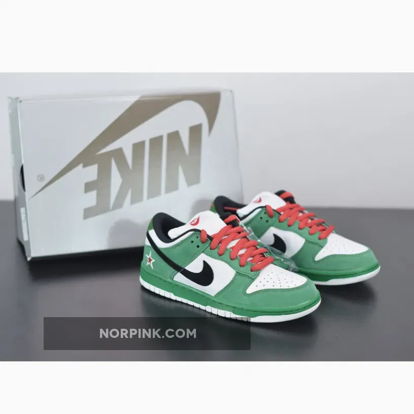 Nike Sb Dunk Low Pro Heineken CLASSIC GREEN/BLACK-WHITE-RED