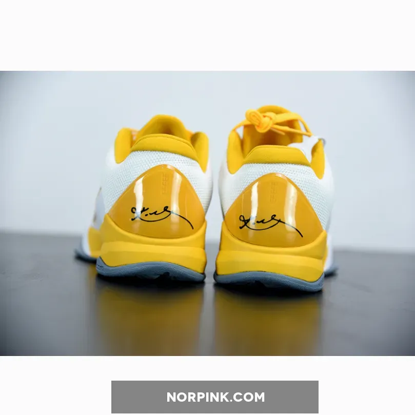 Nike Zoom Kobe 5 White/Black-Del Sol-Metallic Silver Nike Zoom Kobe 5 White/Black-Del Sol-Metallic Silver