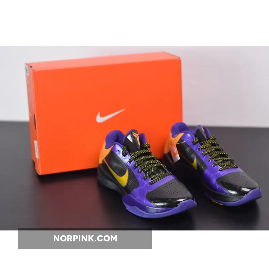 Nike Zoom Zoom Kobe 5 X ‘Lakers Away’ Black/De Purple