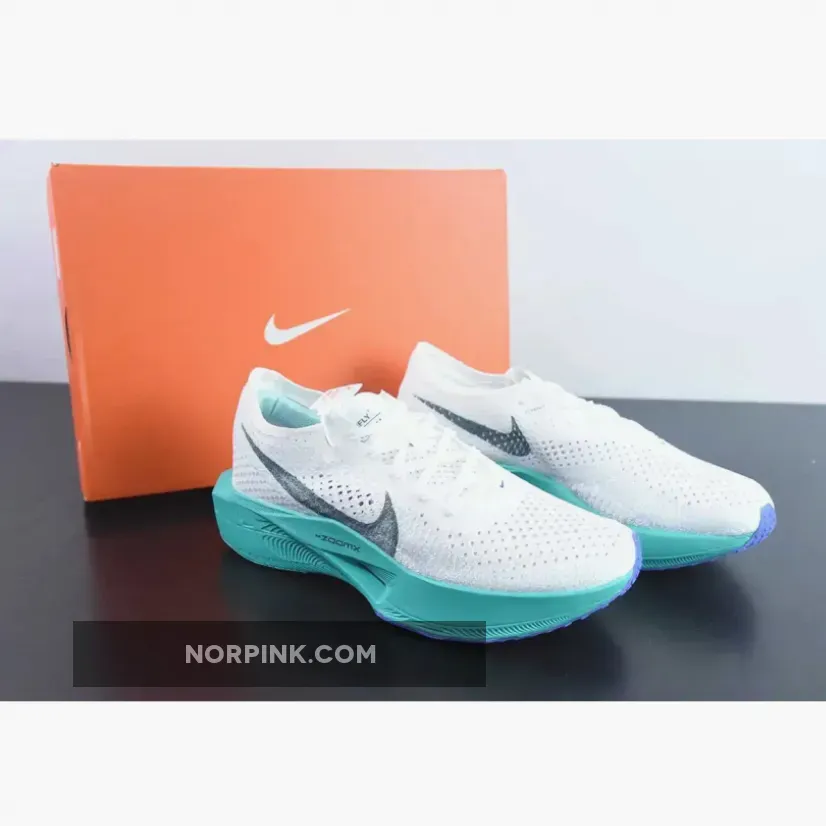 Nike ZoomX VaporFly 3 "Aquatone" White/Deep Jungle-Jade Ice
