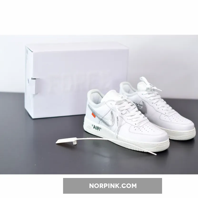 Off-White x Nike Air Force 1 Low "ComplexCon" White/Metallic Silver