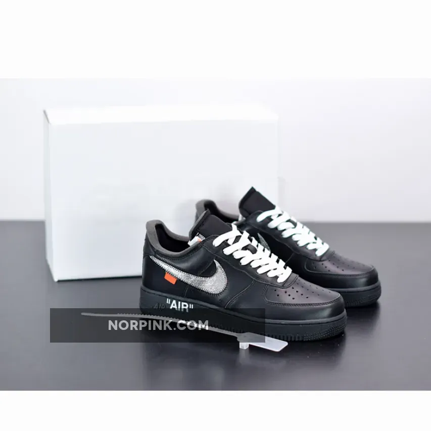 Off-White x Nike Air Force 1 MoMa Black WMNS