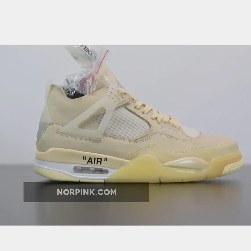 Off-White x Wmns Air Jordan 4 SP ‘Sail’