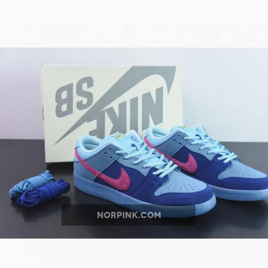 Run The Jewels x Nike SB Dunk Low Deep Royal Blue/Pink-Blue Chill