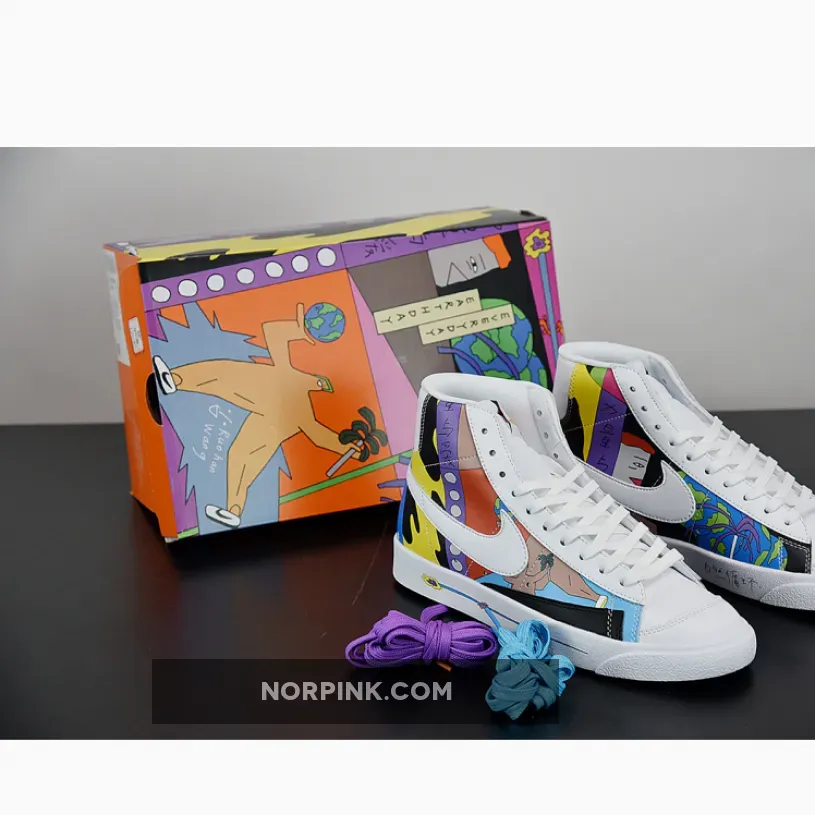 Ruohan Wang x Nike Blazer Mid ’77 Flyleather QS