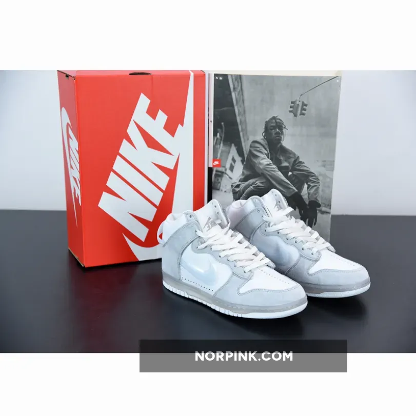 Slam Jam x Nike Dunk High White Platinum