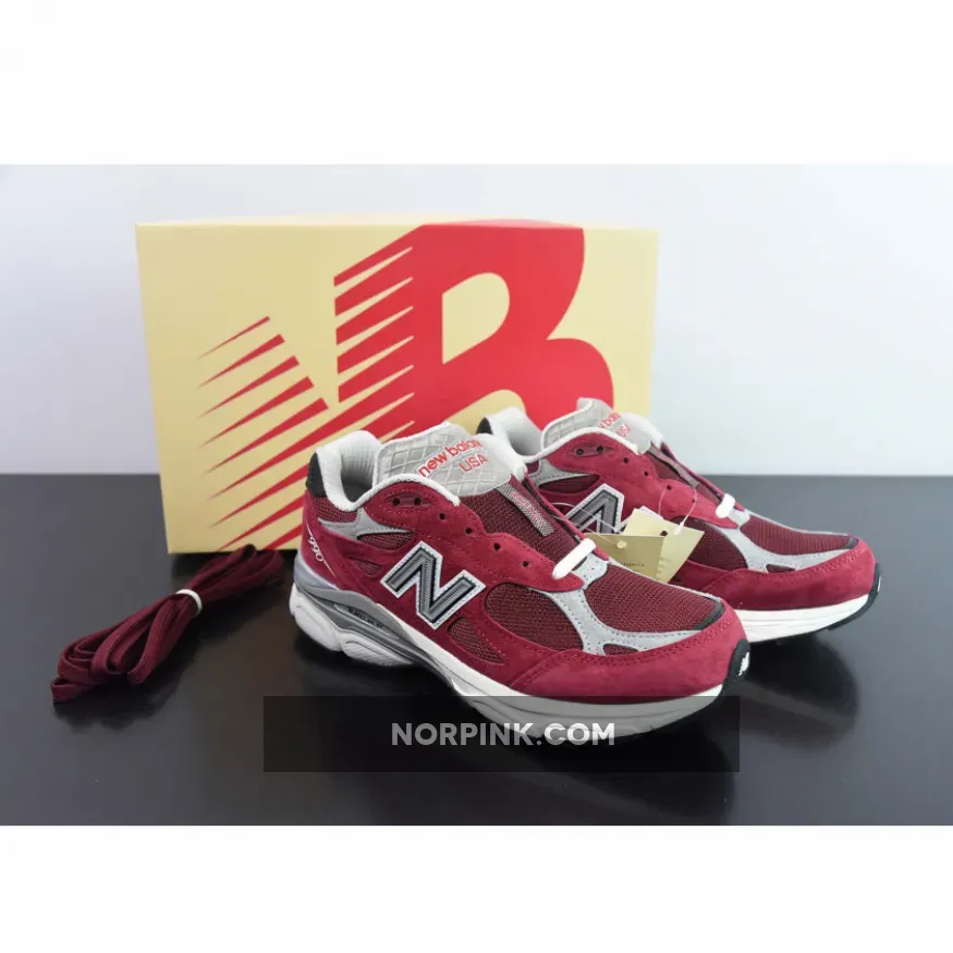 Teddy Santis New Balance 990v3 MiUSA Scarlet