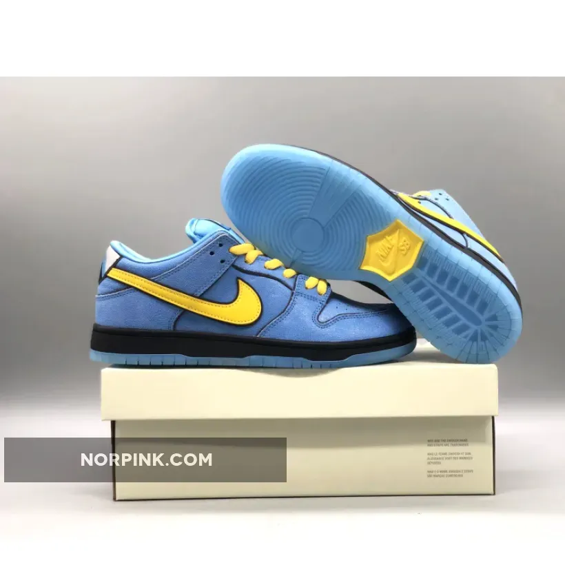 The Powerpuff Girls X Nike SB Dunk Low Bubbles Blue Chil