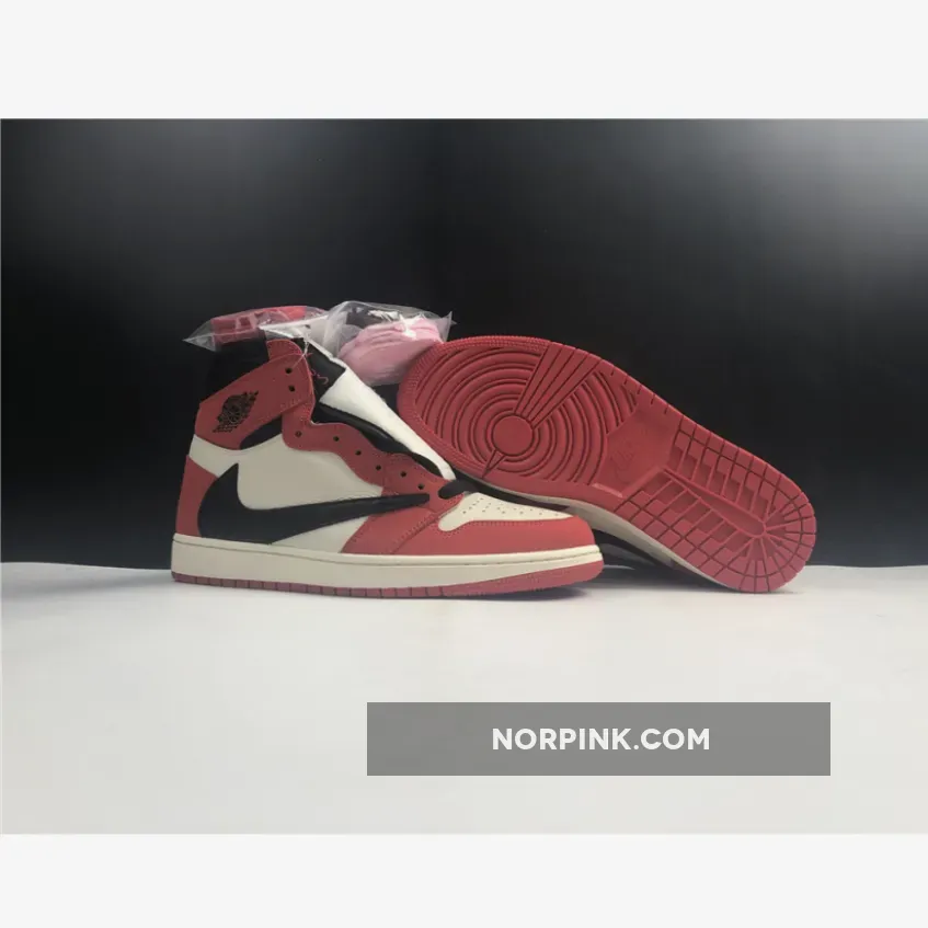 Travis Scott x Air Jordan 1 High OG "Chicago" Red White